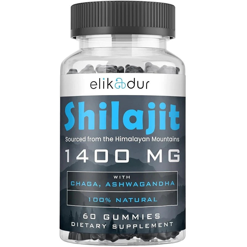 SHILAJIT + ASHWAGANDHA GUMMIES - Potent Antioxidant, Immune Support, Overall Health
