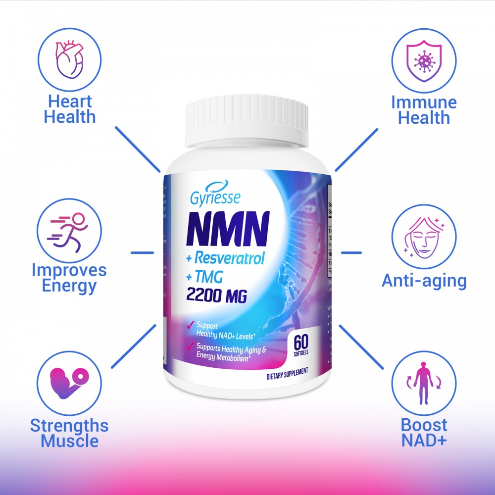 Gyriesse NMN + Resveratrol + TMG 2200mg