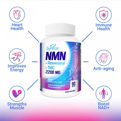 Gyriesse NMN + Resveratrol + TMG 2200mg