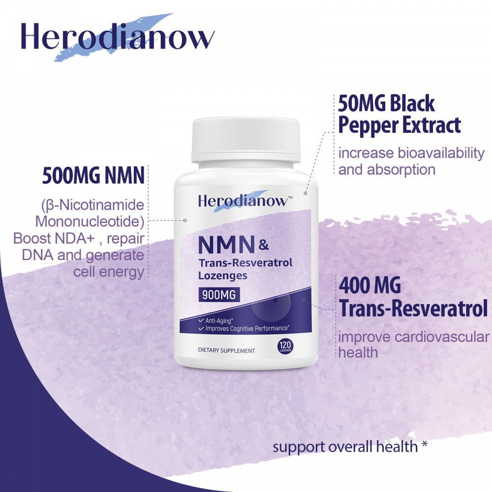 Herodianow NMN Trans-Resveratrol Lozenges