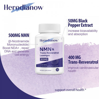 Herodianow NMN Trans-Resveratrol Lozenges