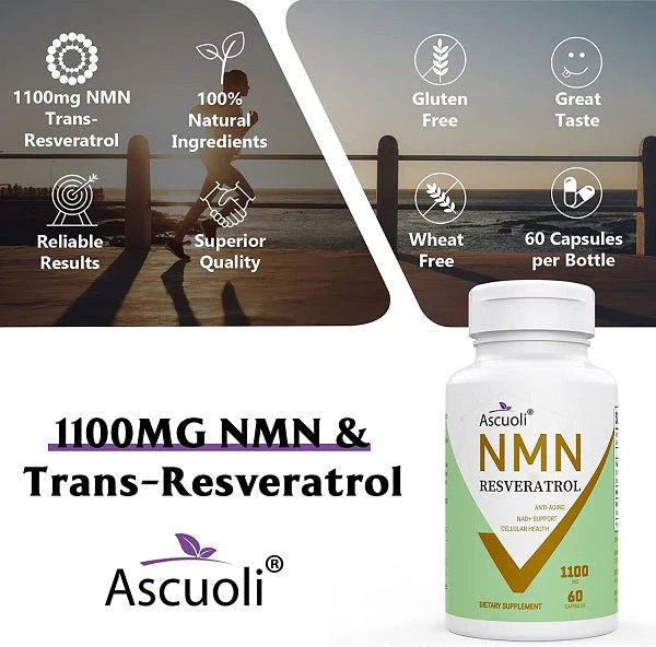 Ascuoli NMN + Resveratrol 1100mg