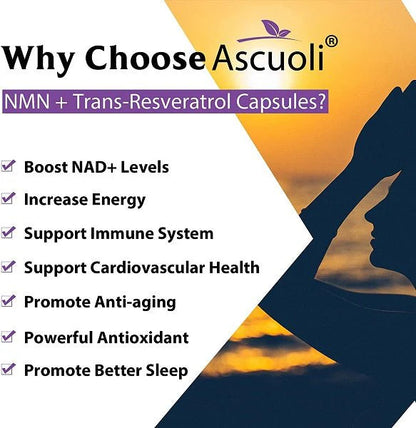 Ascuoli NMN + Resveratrol 1100mg