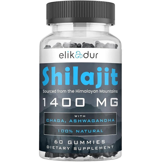 SHILAJIT + ASHWAGANDHA GUMMIES - Potent Antioxidant, Immune Support, Overall Health