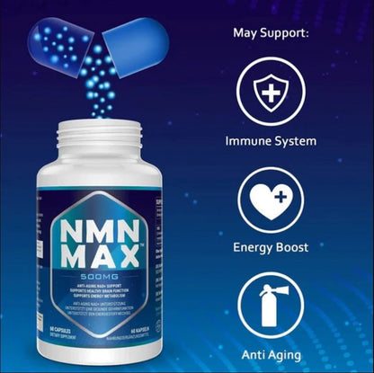 NMN Max NMN Nicotinamide Mononucleotide Capsules 500mg
