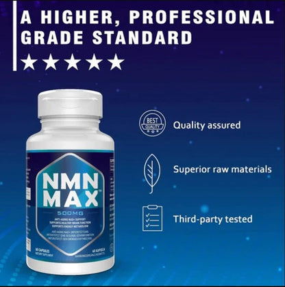 NMN Max NMN Nicotinamide Mononucleotide Capsules 500mg